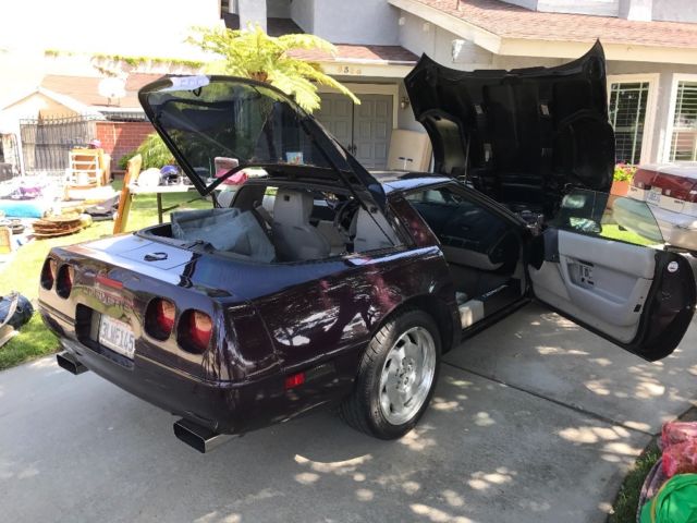 1993 Purple Chevrolet Corvette
