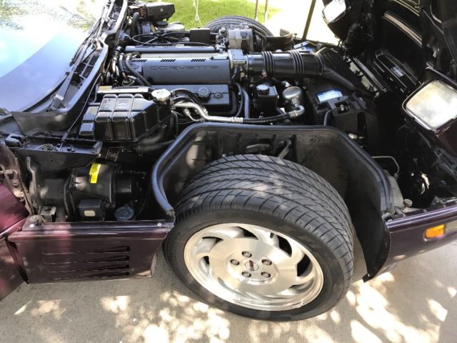 1993 Purple Chevrolet Corvette