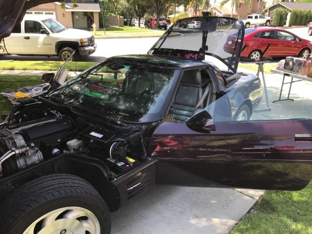 1993 Purple Chevrolet Corvette