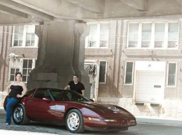 1993 ruby red Chevrolet Corvette Coupe