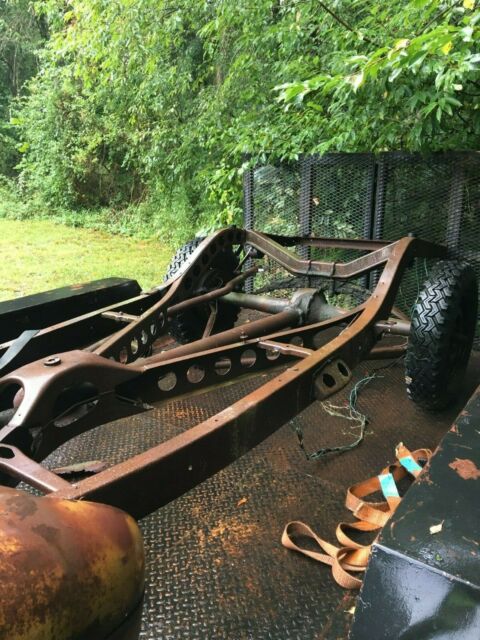 1941 Rust Ford Deluxe Coupe