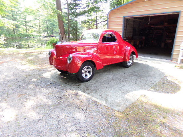 1941 Red Willys 441 Coupe