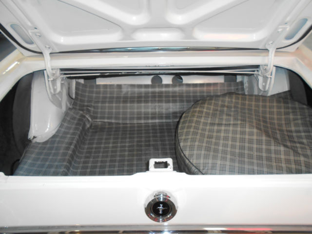 1965 White Ford Mustang Convertible