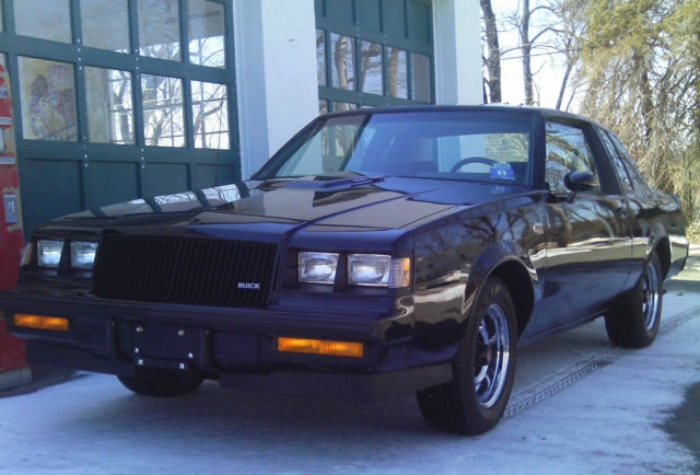 1987 Black Buick Grand National 2 Door