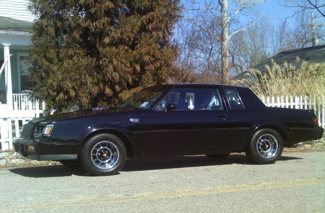 1987 Black Buick Grand National 2 Door