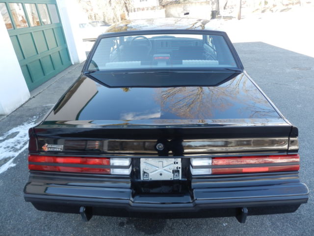 1987 Black Buick Grand National 2 Door