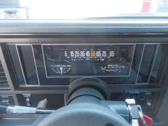 1987 Black Buick Grand National 2 Door