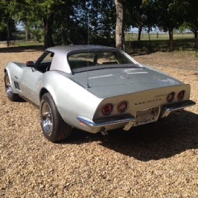 1969 Silver Chevrolet Corvette Convertible