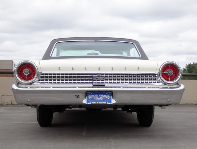 1963 White Ford Galaxie 2 door Hardtop