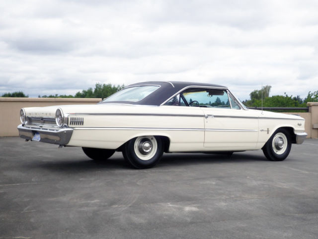 1963 White Ford Galaxie 2 door Hardtop
