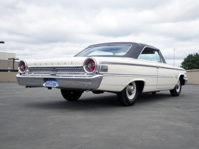 1963 White Ford Galaxie 2 door Hardtop