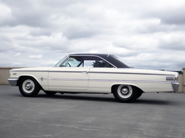 1963 White Ford Galaxie 2 door Hardtop