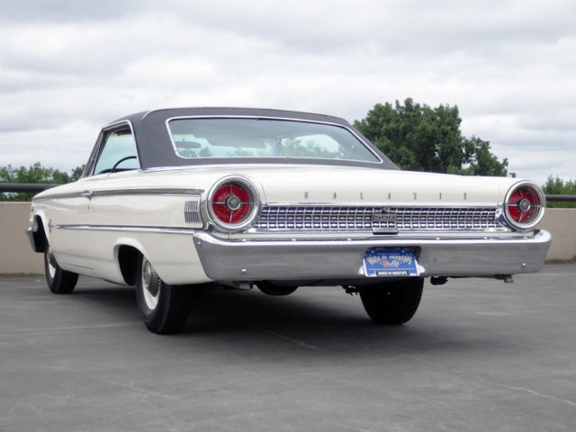 1963 White Ford Galaxie 2 door Hardtop
