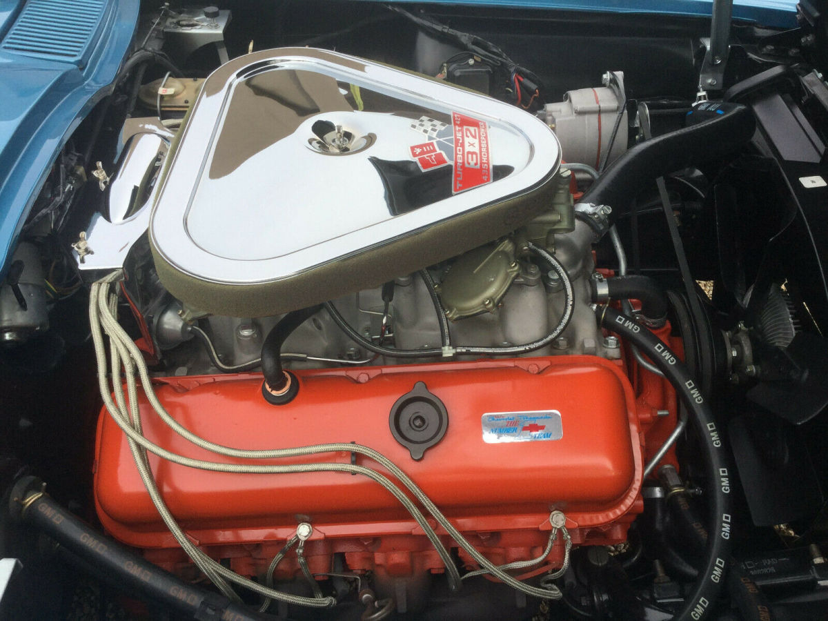 1967 Marina Blue Chevrolet Corvette Convertible