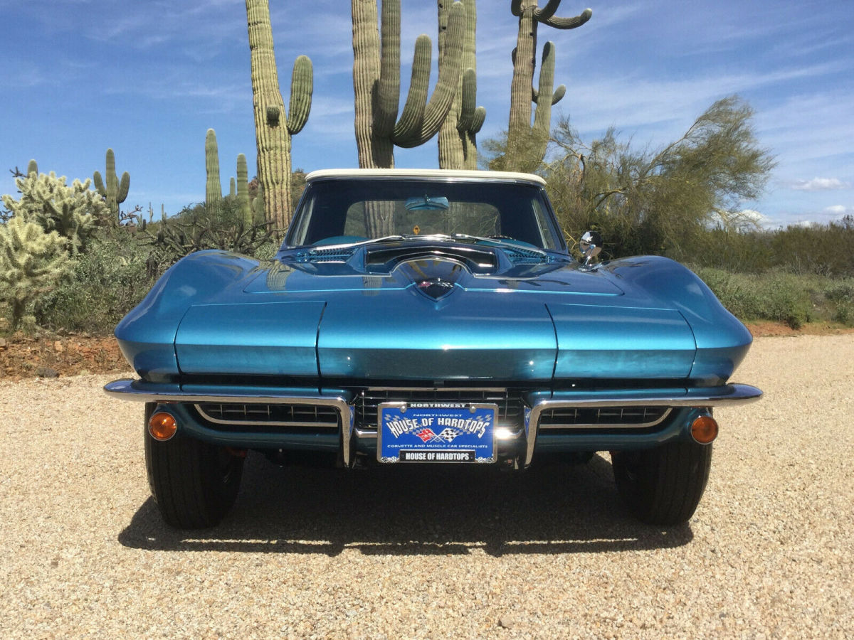 1967 Marina Blue Chevrolet Corvette Convertible