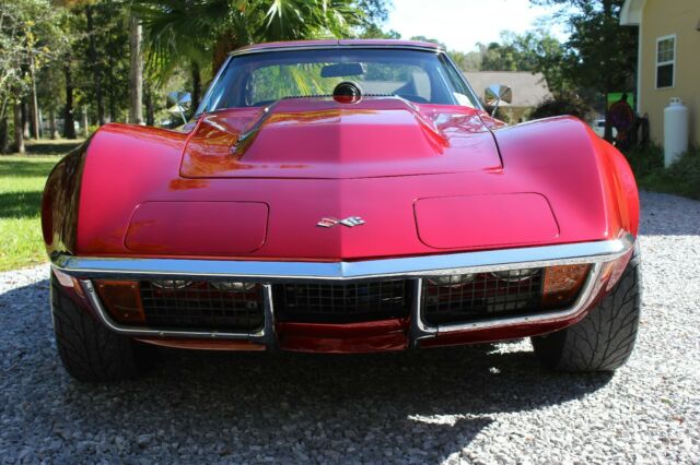 1972 Red Chevrolet Corvette Coupe