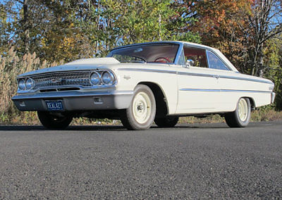 1963 White Ford Galaxie