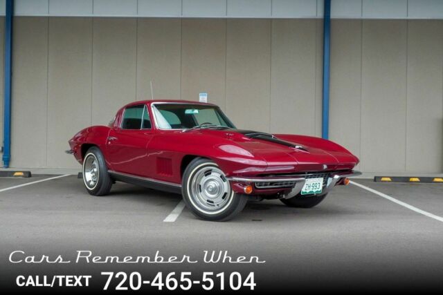 1967 Red Chevrolet Corvette --