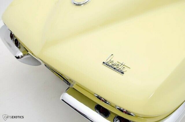 1967 Yellow Chevrolet Corvette Coupe