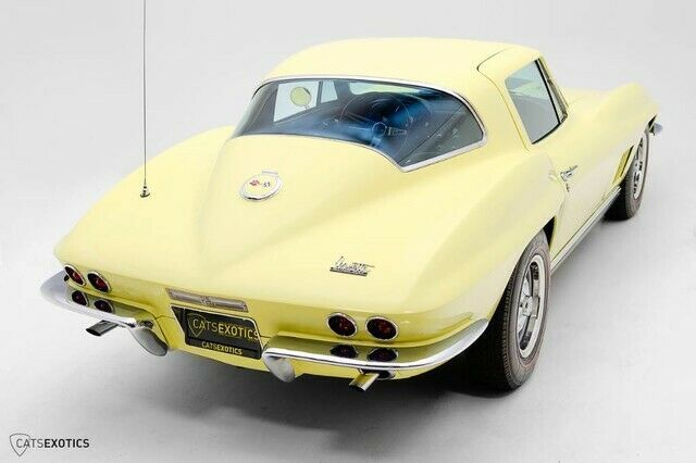 1967 Yellow Chevrolet Corvette Coupe