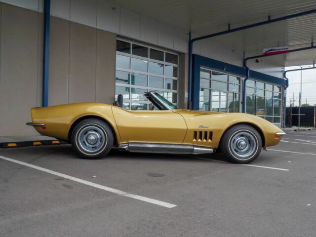 1969 Gold Chevrolet Corvette Convertible