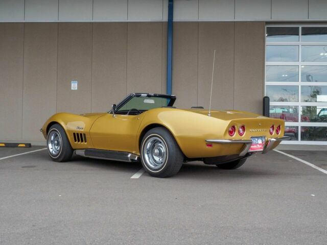 1969 Gold Chevrolet Corvette Convertible