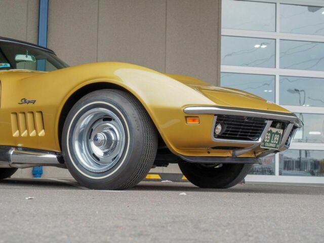 1969 Gold Chevrolet Corvette Convertible