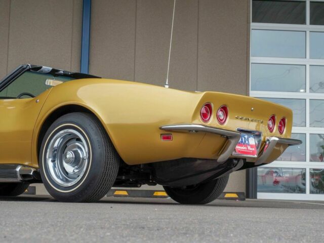 1969 Gold Chevrolet Corvette Convertible