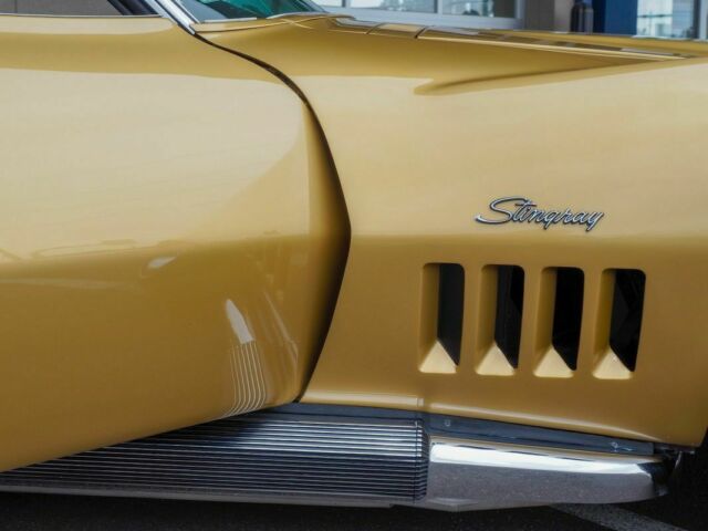 1969 Gold Chevrolet Corvette Convertible