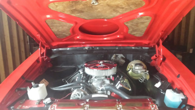 1968 Red with black stripes Chevrolet Chevelle Coupe