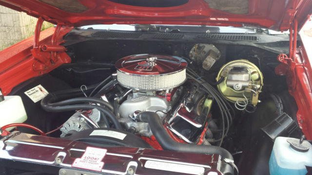 1968 Red with black stripes Chevrolet Chevelle Coupe