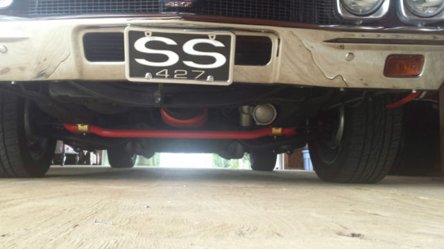 1968 Red with black stripes Chevrolet Chevelle Coupe