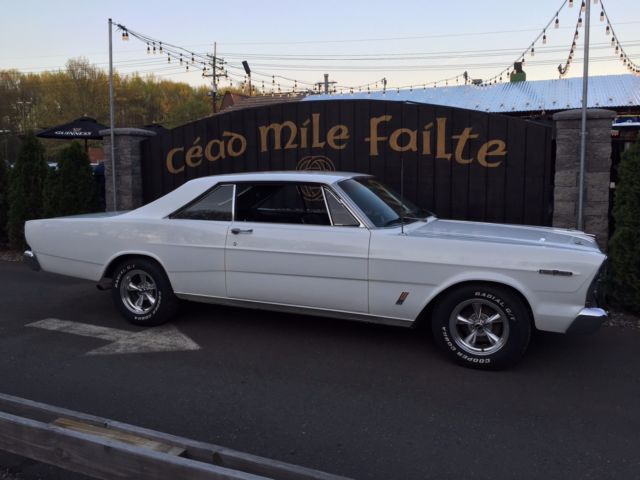 1966 White Ford Galaxie Coupe