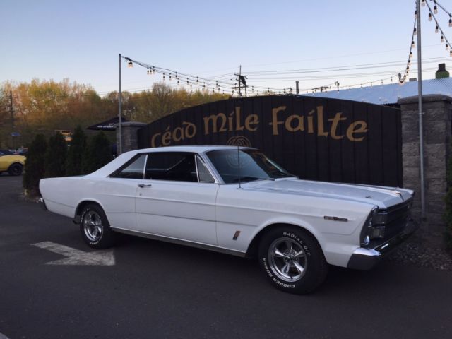 1966 White Ford Galaxie Coupe