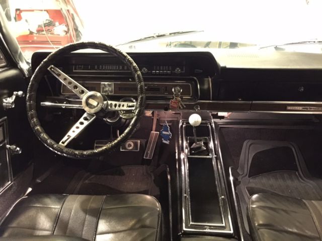 1966 White Ford Galaxie Coupe