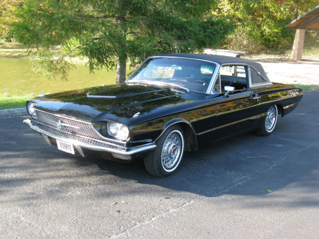 1966 Black Ford Thunderbird Landau