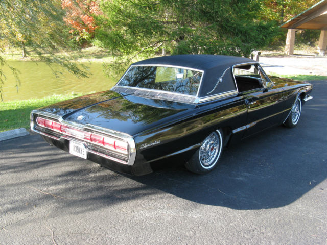 1966 Black Ford Thunderbird Landau