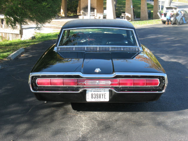 1966 Black Ford Thunderbird Landau