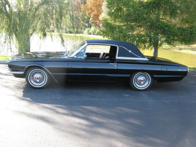 1966 Black Ford Thunderbird Landau