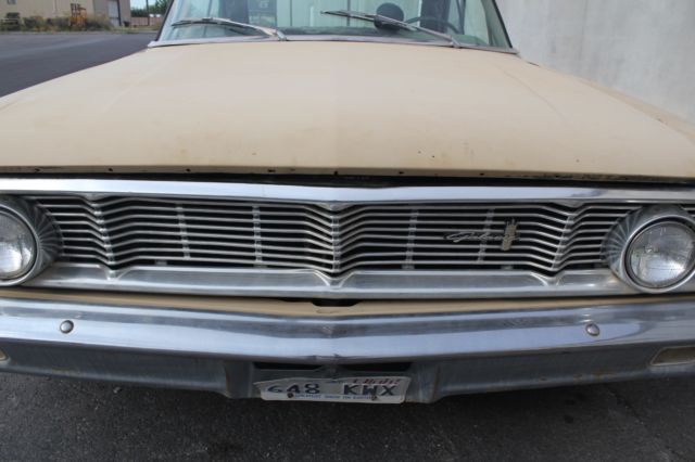 1964 Yellow Primer Ford Galaxie Coupe