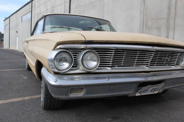 1964 Yellow Primer Ford Galaxie Coupe