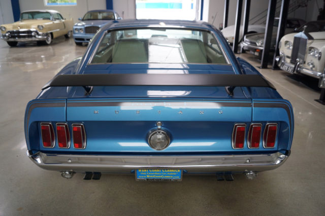 1969 Blue Ford Mustang Coupe