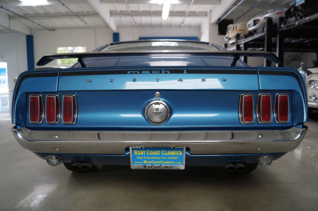 1969 Blue Ford Mustang Coupe
