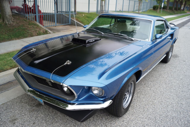 1969 Blue Ford Mustang Coupe