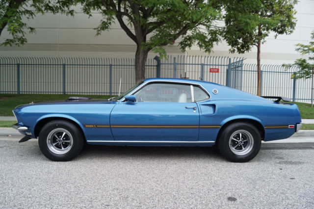1969 Blue Ford Mustang Coupe