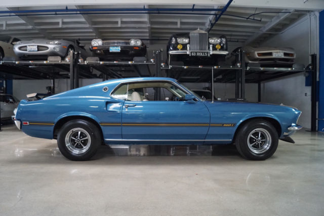 1969 Blue Ford Mustang Coupe