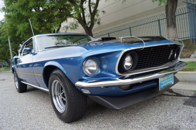 1969 Blue Ford Mustang Coupe