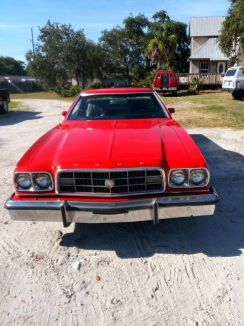 1973 Red Ford Ranchero