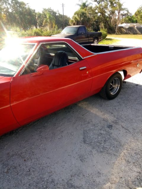 1973 Red Ford Ranchero