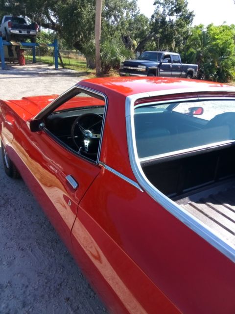 1973 Red Ford Ranchero